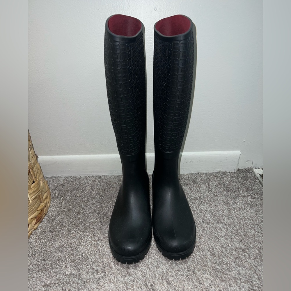 Tommy Hilfiger rain knee boots